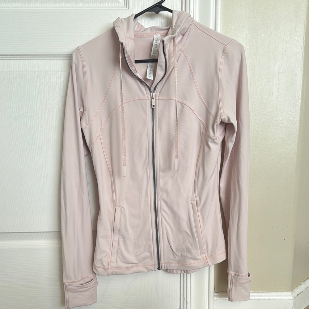 lululemon athletica Blush Pink Define Jacket w/ Hood